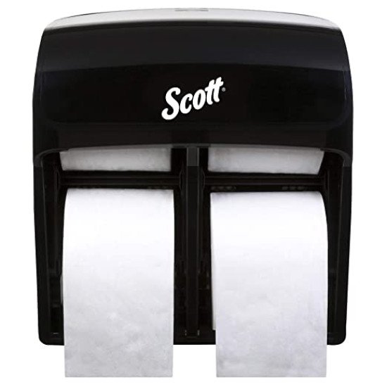 Scott® Pro Single Roll Toilet Paper Dispenser - Black (Refill: 04007)   -   ON LOAN