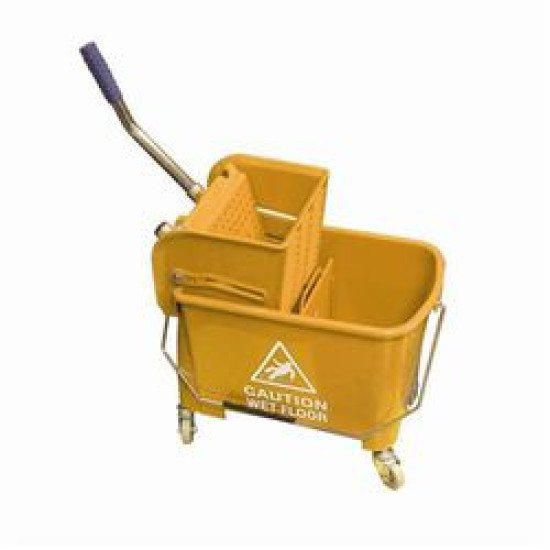 Side Press YELLOW Bucket & Wringer Combo 21ltr