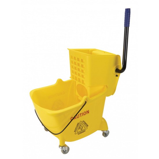 Side Press YELLOW Bucket & Wringer Combo 26ltr