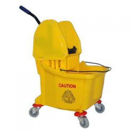Down Press YELLOW Bucket & Wringer Combo 32ltr - 3.TTJS3532YEDP
