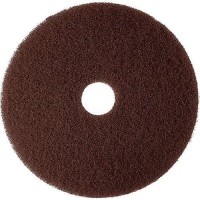 10in Brown Stripping Pads Cs/5