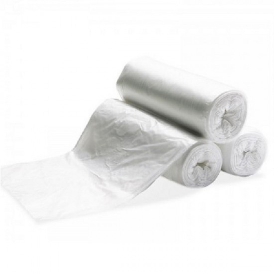 22x24 Clear Regular Garbage Bags 500/cs - 5.FOR2224CR