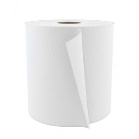 VICBAY  WHITE ROLL TOWELS GREEN