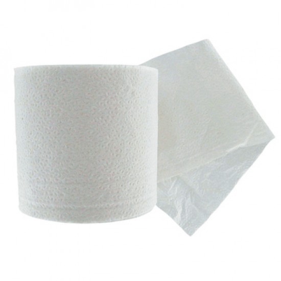 VICBAY  WHITE ROLL TOWELS GREEN