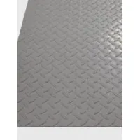 Diamond Vinyl Rubber Mat 3x2 ft 1/8in thick