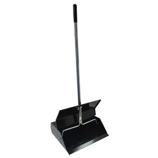 Deluxe Hooded Metal Lobby Dust Pan - 3.A64