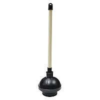 Black Hydro Blast Plunger w/Plastic Handle