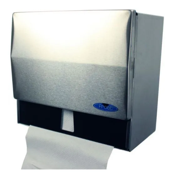 Universal Single-Fold Towel Dispenser, Stainless Steel - 6.A103