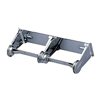 Chrome Double Toilet Tissue Dispenser