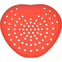 Red Urinal Screen, Strawberry Scent