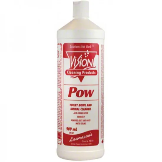 VISION Pow Urinal & Toilet Bowl Cleaner, 23 HCL 909mL - 2.LW3457