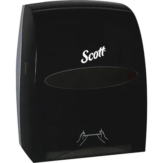 Scott® Essential System Hard Roll Towel Dispenser - Manual, Black (Refill: 02001)   -   ON LOAN - 6.FOR46253