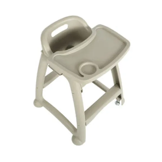 High Chair with wheels and Tray - 3.GL1133