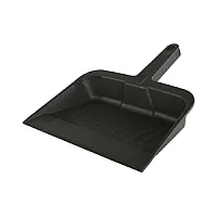 12in Plastic Dust Pan Black