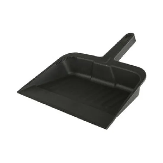 12in Plastic Dust Pan Black - 3.GL3005