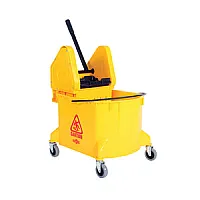 40 Qt Downpress Mop Bucket and Wringer  Blue
