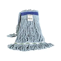 16oz, Looped End-Narrow Band Blue(Synthetic) Wet Mop