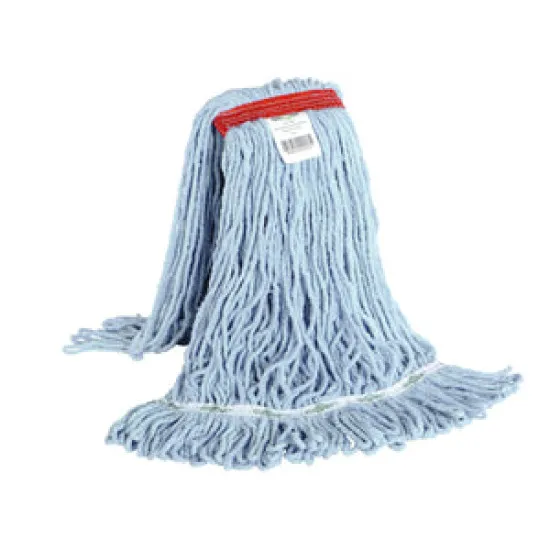 20oz, Looped End-Narrow Band, Blue (Synthetic) Wet Mop - 3.GL3091
