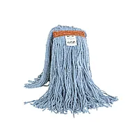 20oz, Cut End-Narrow Band. Blue (Synthetic) Wet Mop,
