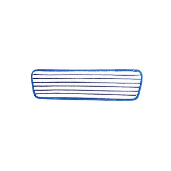 Microfiber Flat Finish Mop 18in Blue/White - 3.GL3375