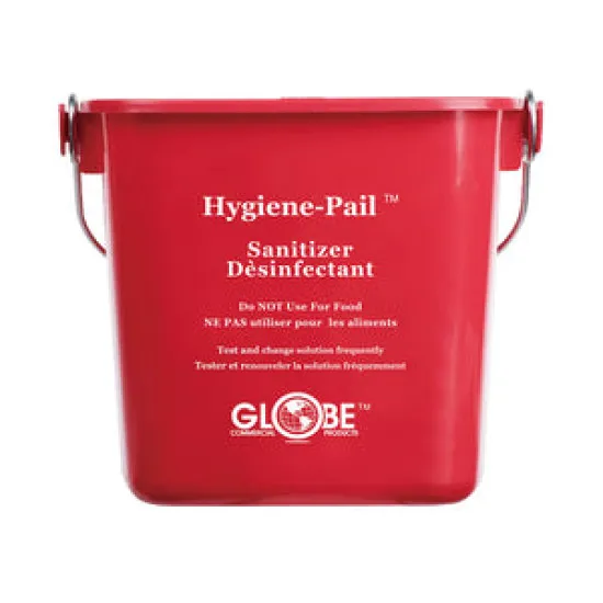 6Qt Sanitizing Pail - Red - 3.GL3616R