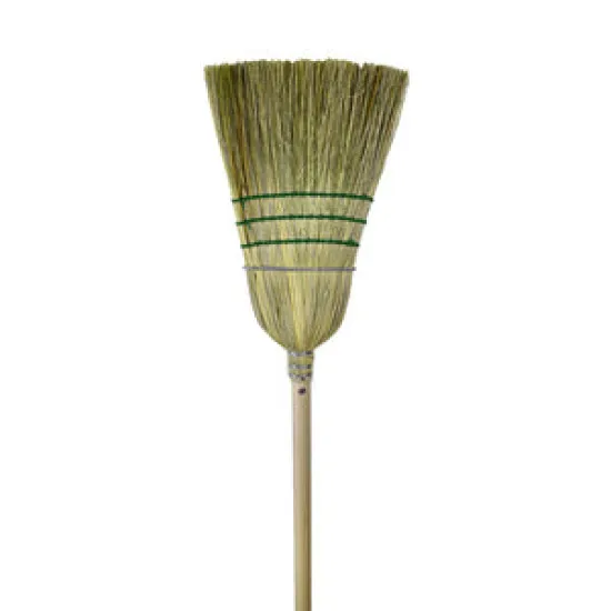 Industrial Corn Broom, 1 Wire 3 String - 3.GL4001
