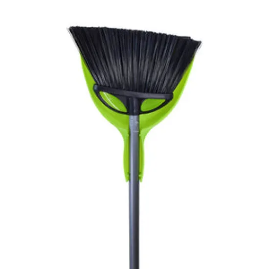10  Angle Broom with 9  E-Z Clean Dustpan - Combo - 3.GL4013