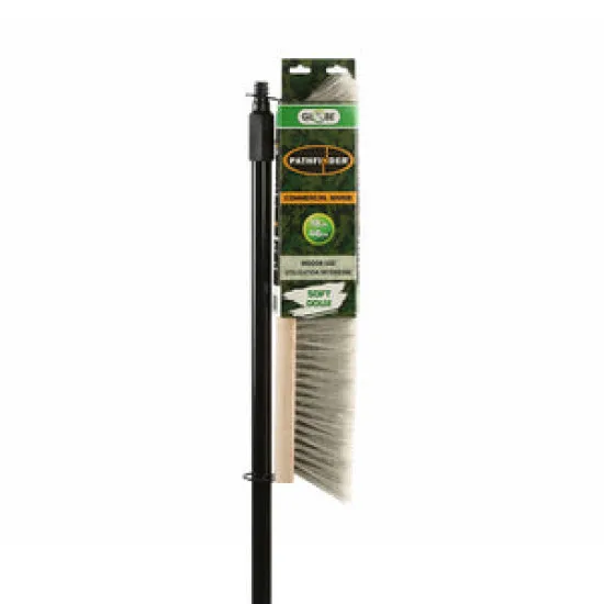 18  Side-Clipped Pathfinder push broom head-Soft w/54  Metal Handle - 3.GL4480