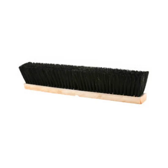 18  Wood Block Broom Tampico - 3.GL4550