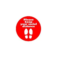 12'x 12' 'Stand Here' Floor Decal