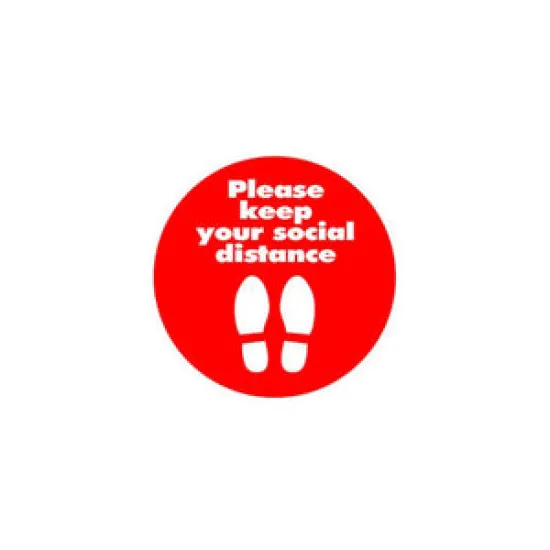 12 x 12   Stand Here  Floor Decal - 4.GL7250