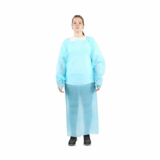 Isolation Gown Large Blue - 4.GL7780