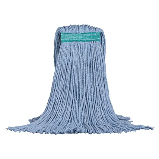 Cut End Mop, 28 Oz.  Narrow Band  Blue - 3.M2MW-SWC28-BL