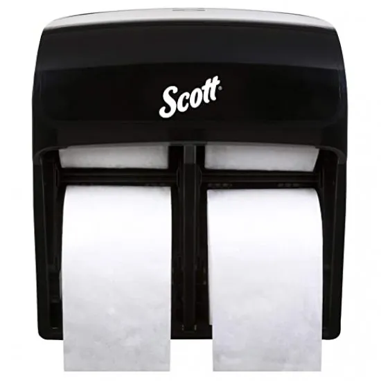 Scott® Pro Single Roll Toilet Paper Dispenser - Black (Refill: 04007)   -   ON LOAN - 6.FOR44518