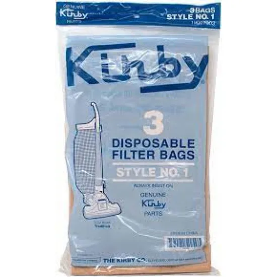 Vacuum Bags Kirkby Upright 3pkg - 9.TTKI1818
