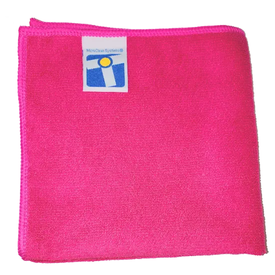 Microfiber Cloth, Pink 16 x16in - 3.RJ015