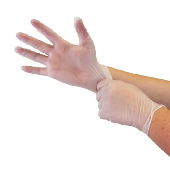 Vinyl Gloves, Small 4 mil Powder-Free,  Clear - 4.GL7900