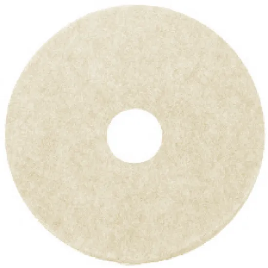 19in Beige Polythermal Burnishing Pads Cs/5 - 3.A16-19